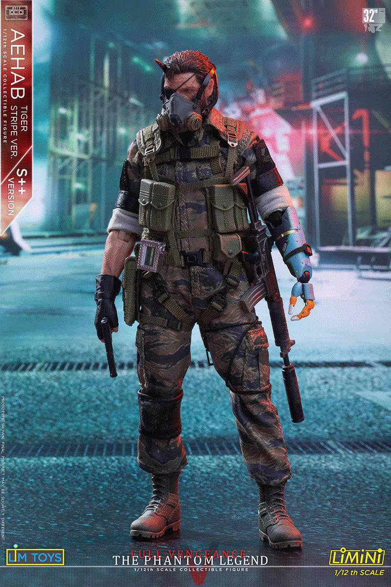 S++Ver. LIMTOYS aehab Venom Snake 1/12 Action Figure