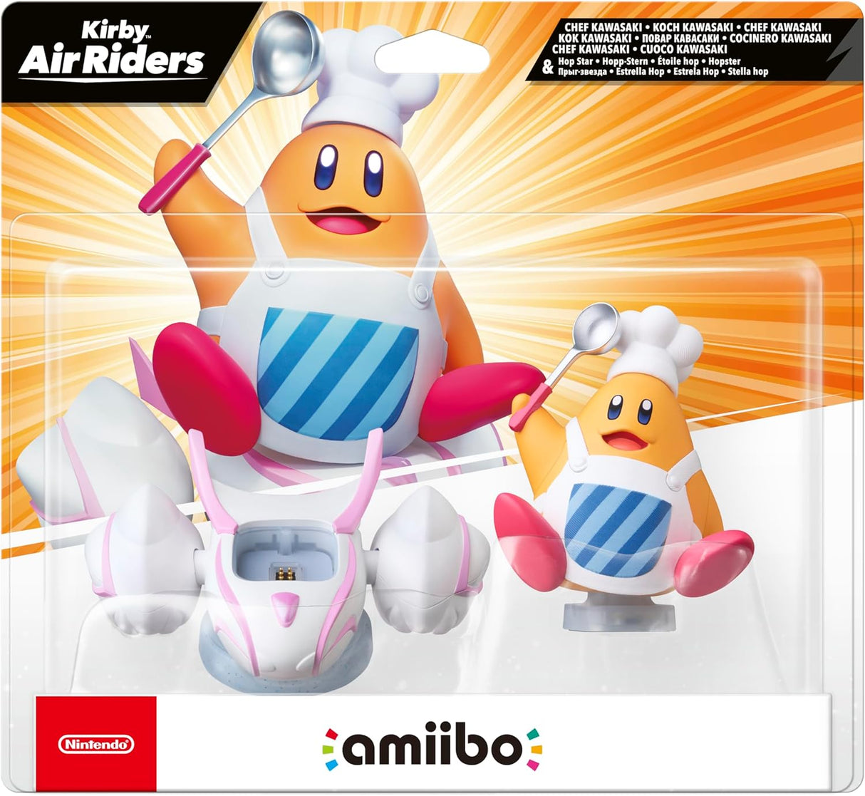 Amiibo Chef Kawasaki & Halberd Star Kirby Air Riders