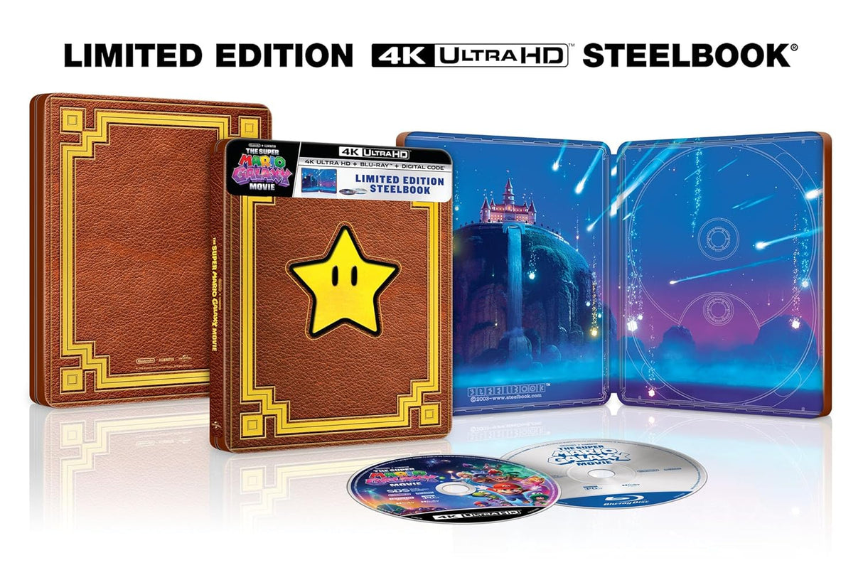 The Super Mario Galaxy Movie - Limited Edition Steelbook (4K Ultra HD + Blu-ray + Digital)
