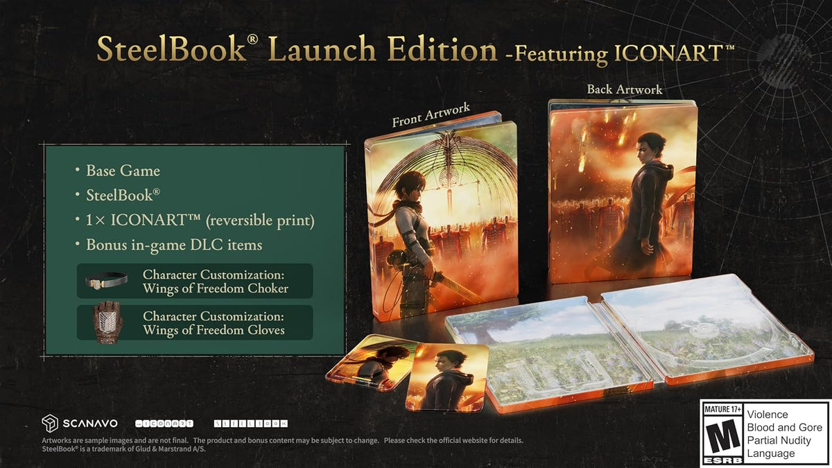 Attack on Titan 3: SteelBook Launch Edition PS5 R1
