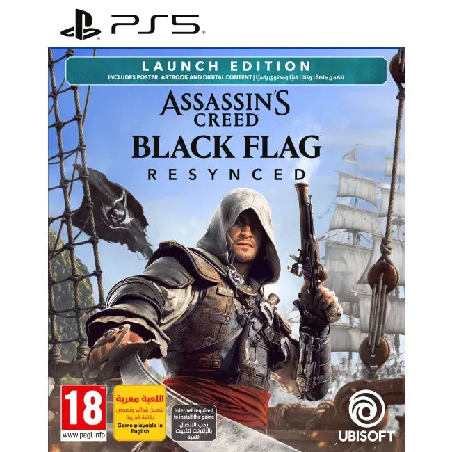 Assassin's creed black flag resynced + steel book PS5 R2