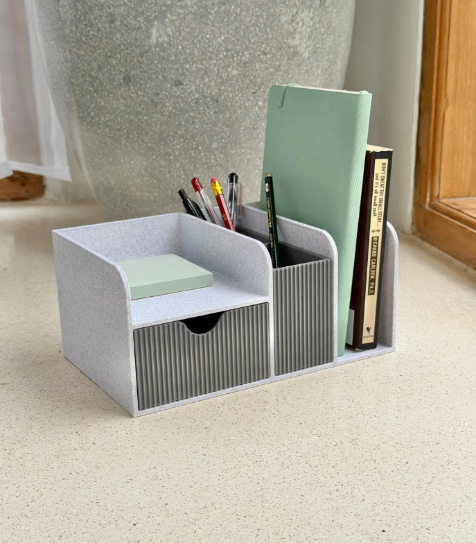 A5 Desk Organizer with Drawer & Pen Holders