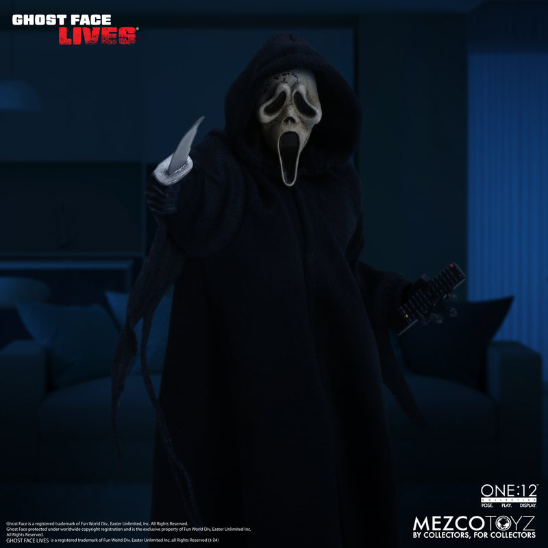 Mezco Toyz 1/12 Ghost Face 6 inch Movable Figure