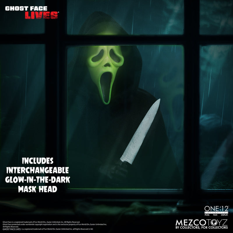 Mezco Toyz 1/12 Ghost Face 6 inch Movable Figure