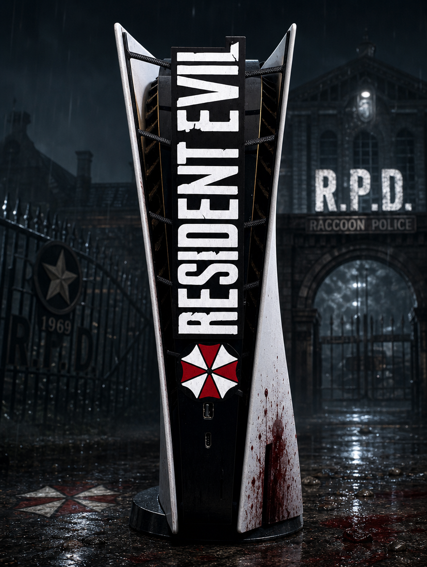 Resident Evil Logo Cover PS5 Fat Version