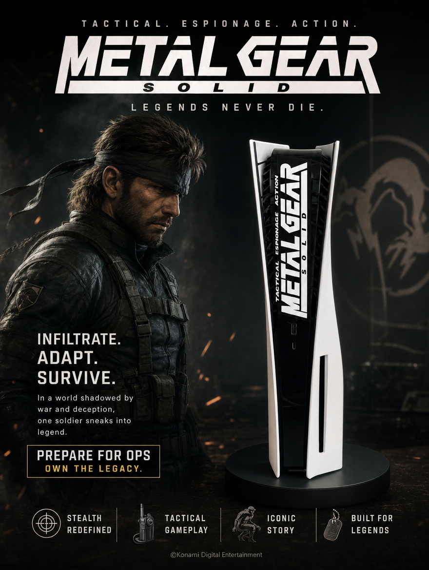 Metal Gear Solid PS5 Pro Cover version
