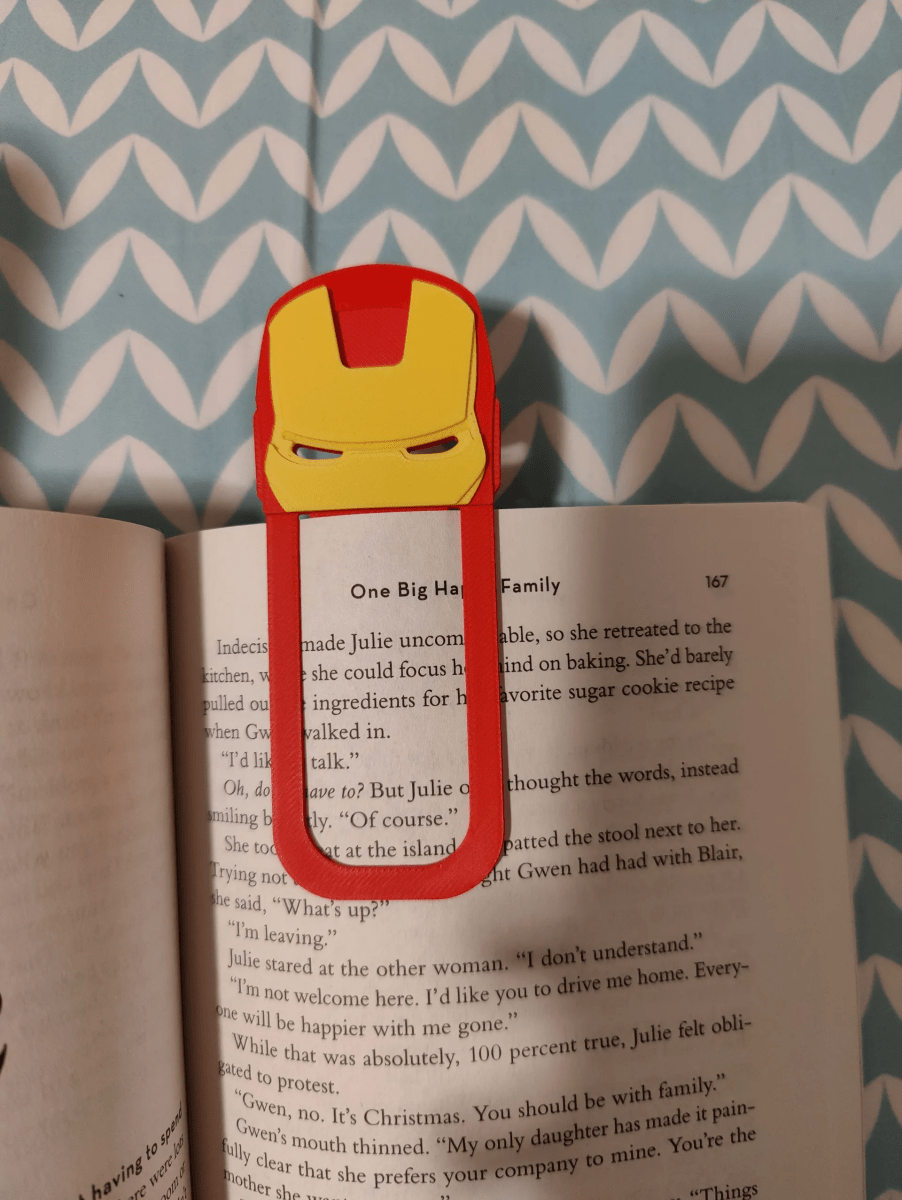 Iron Man Bookmark - Bstorekw
