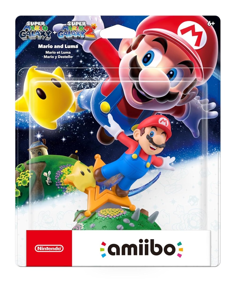 Mario and Luma - Super Mario Galaxy + Super Mario Galaxy2 Series amiibo - Bstorekw