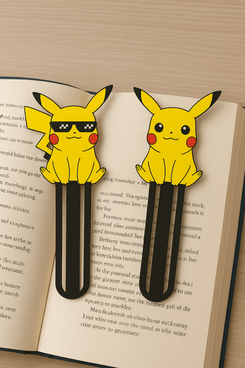 Pikachu Bookmark Set of 2 - Bstorekw