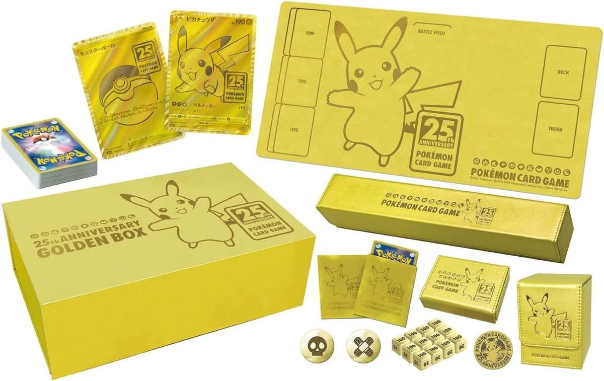 Pokemon Trading Card Game Sword & Shield 25th Anniversary Gold Box - Bstorekw