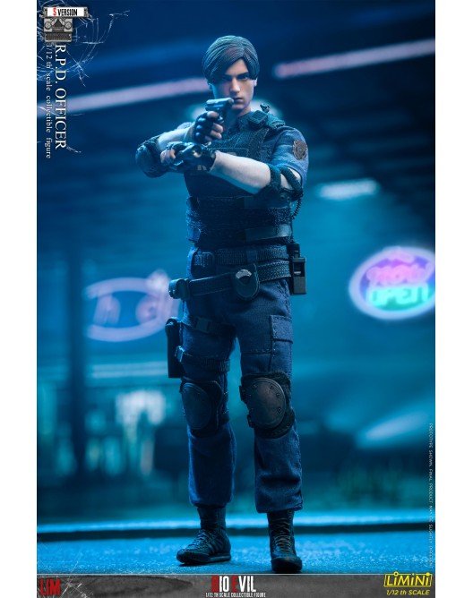 Resident Evil 2 Leon 1/12 Action figure + BONUS by LIM TOYS - Bstorekw