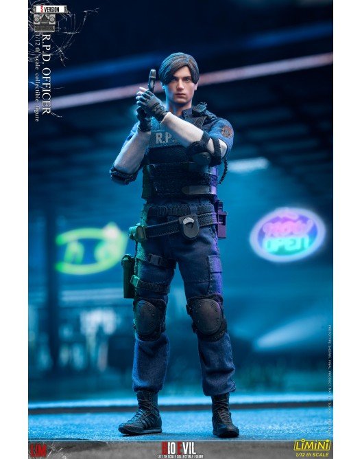 Resident Evil 2 Leon 1/12 Action figure + BONUS by LIM TOYS - Bstorekw