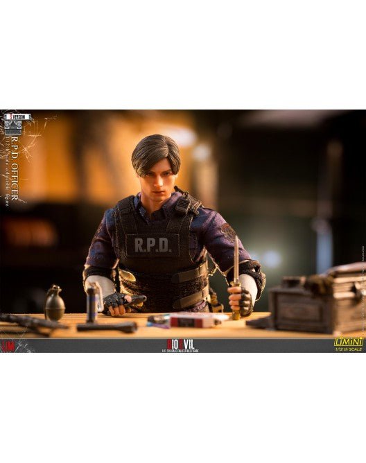 Resident Evil 2 Leon 1/12 Action figure + BONUS by LIM TOYS - Bstorekw