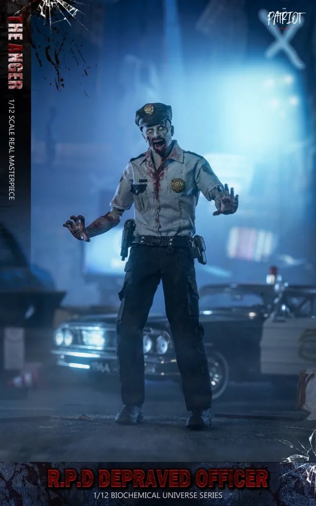 Resident Evil Zombie Officer 1/12 by patriot Studio (17cm) - Bstorekw