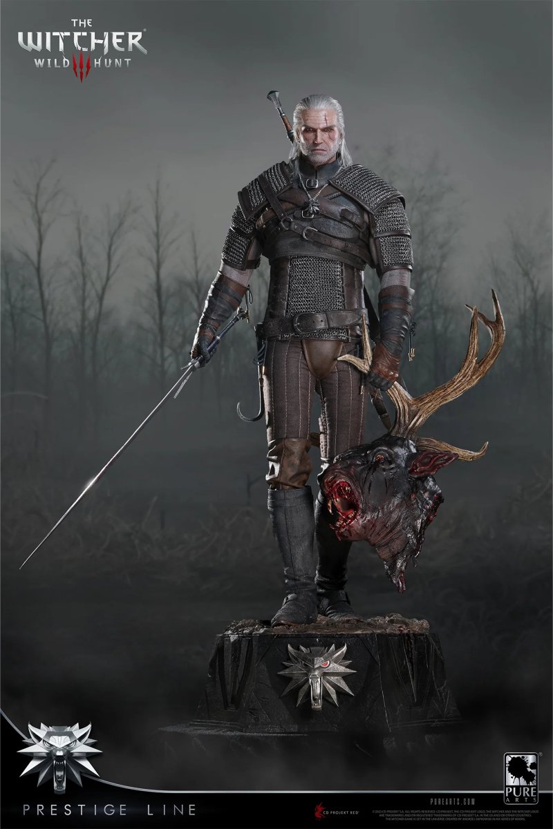 RESTIGE LINE - THE WITCHER 3: WILD HUNT GERALT OF RIVIA 1/2 SCALE STATUE - Bstorekw