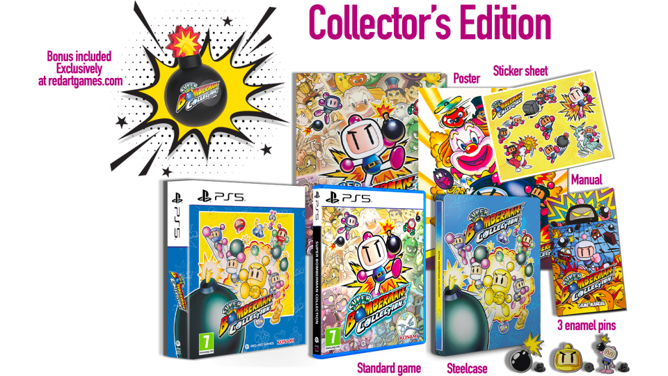 SUPER BOMBERMAN collectors edition + BONUS Bomb Stress Ball PS5 R2