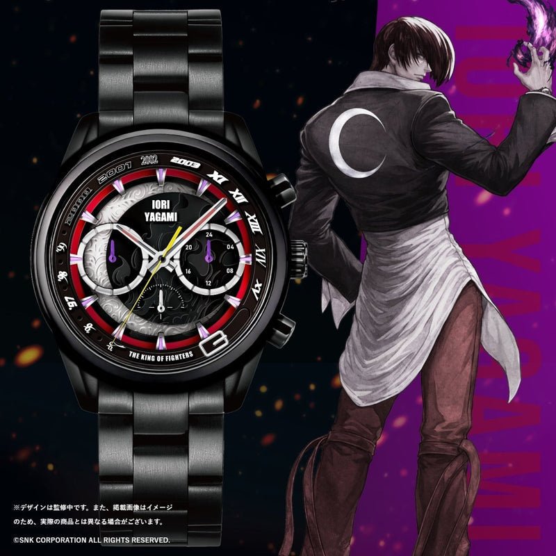 THE KING OF FIGHTERS 30TH ANNIVERSARY Iori Yagami Chronograph Wristwatch - Bstorekw