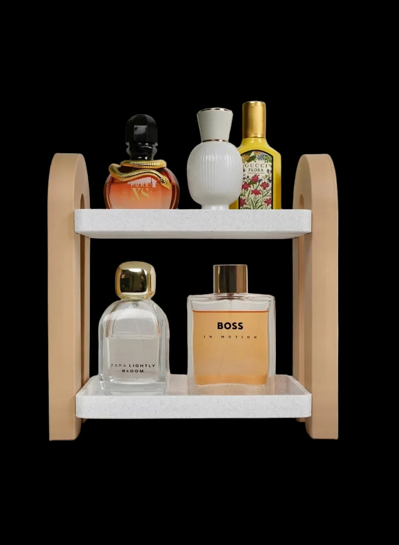 Minimalist Tabletop Perfume Shelf
