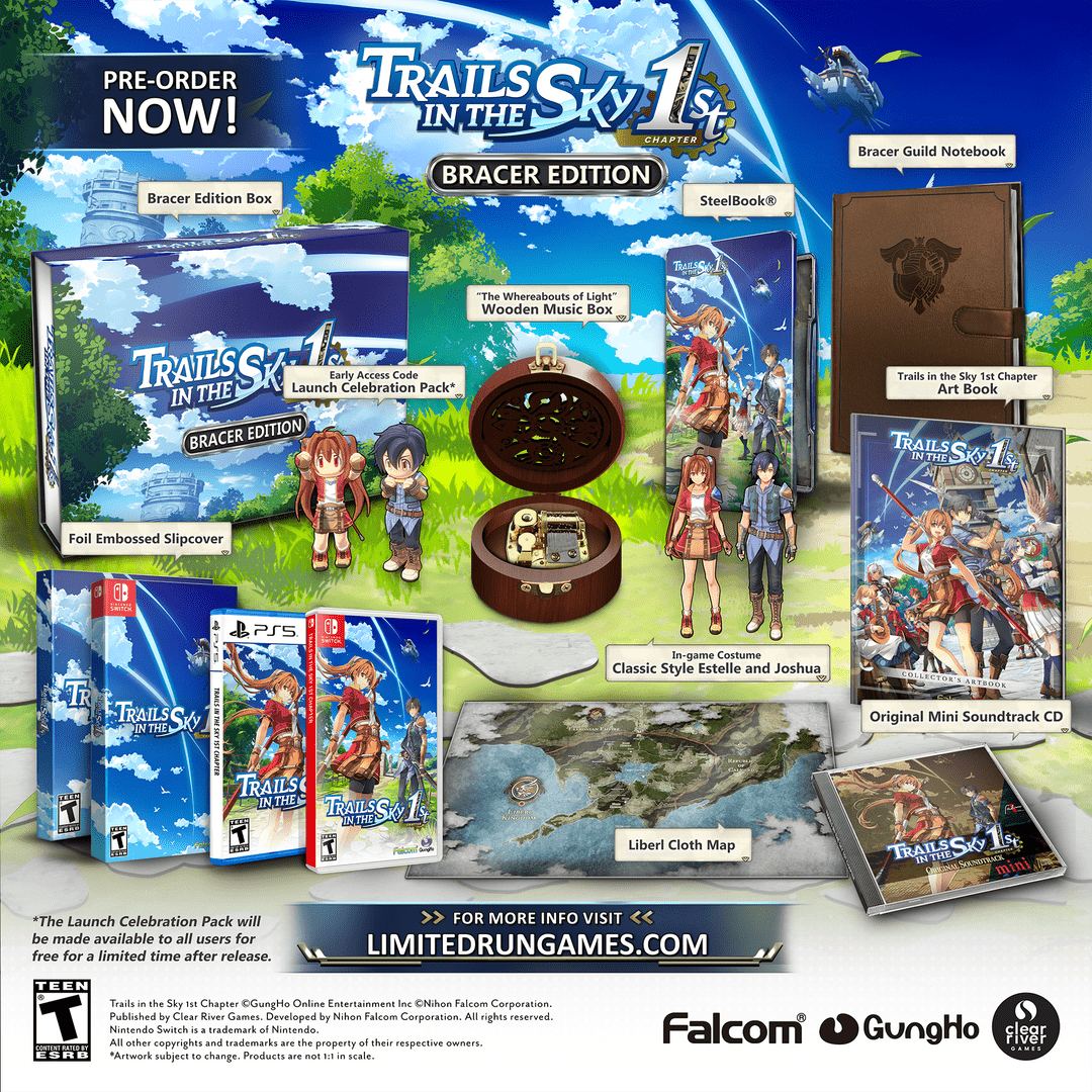 Trails in the Sky 1st Chapter Bracer Edition - Nintendo Switch - Bstorekw