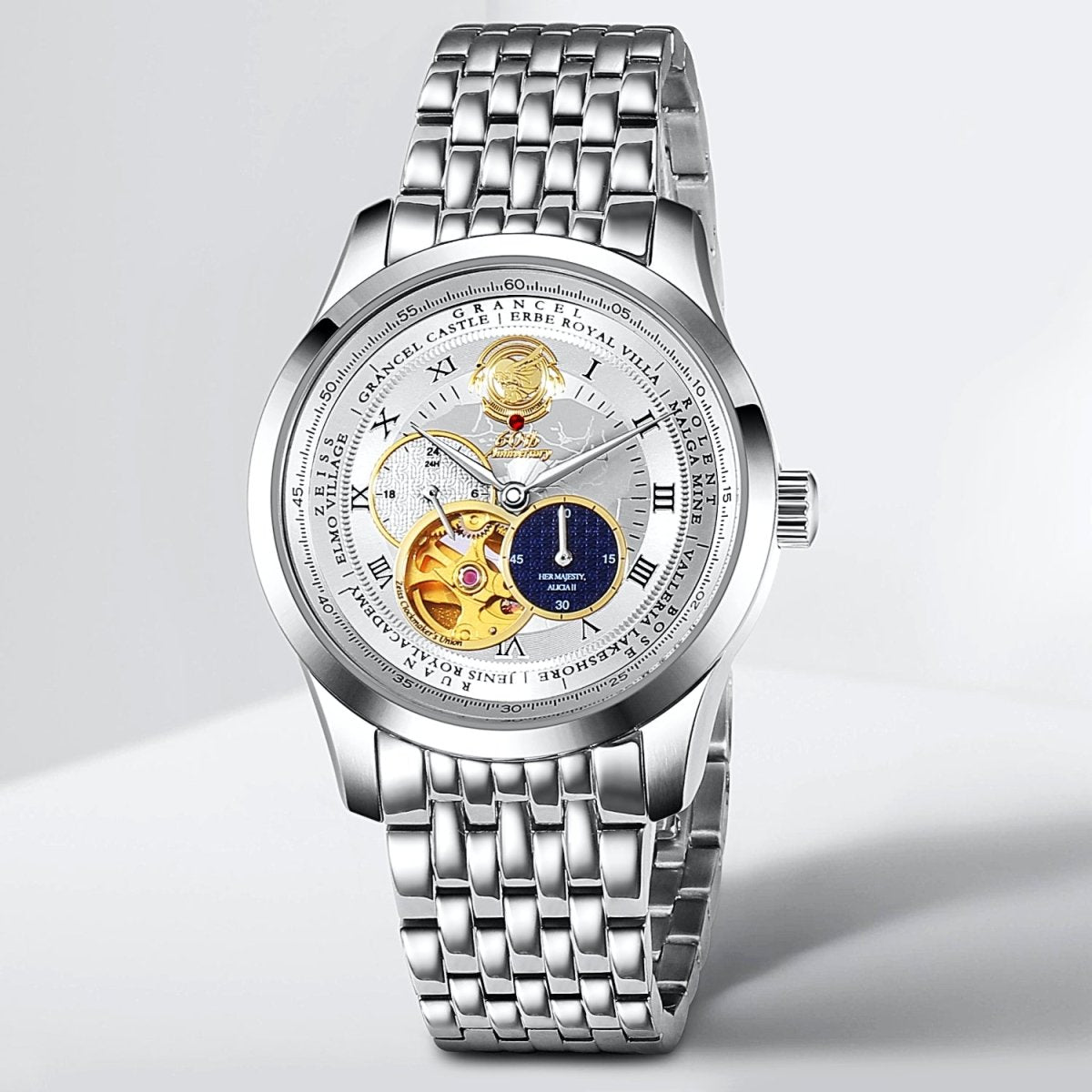 Trails in the Sky the 1st Queen Alicia 60th Mechanical Watch - Stainless Steel - Bstorekw