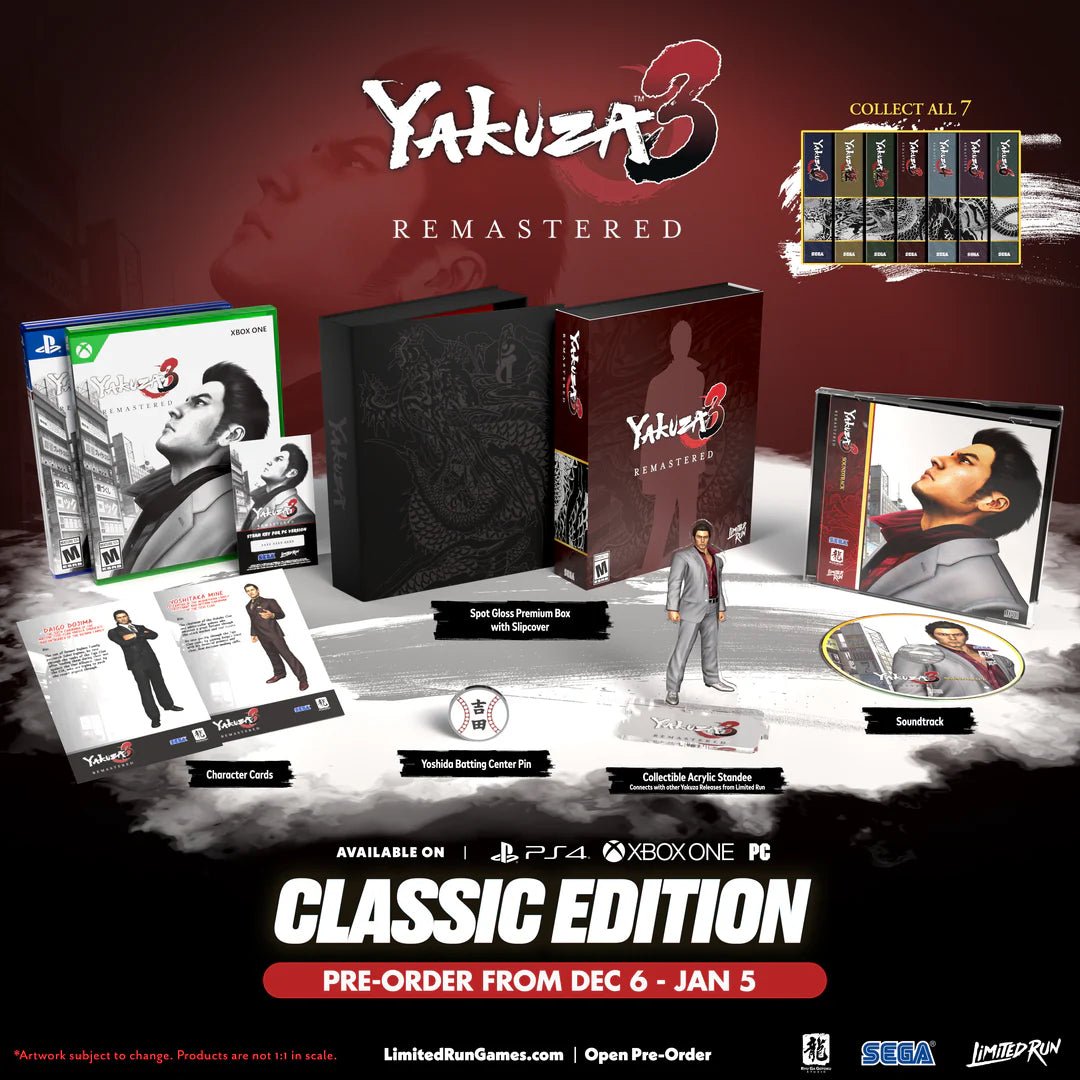 Yakuza 3 Remastered Classic Edition PS4 R1 - Bstorekw