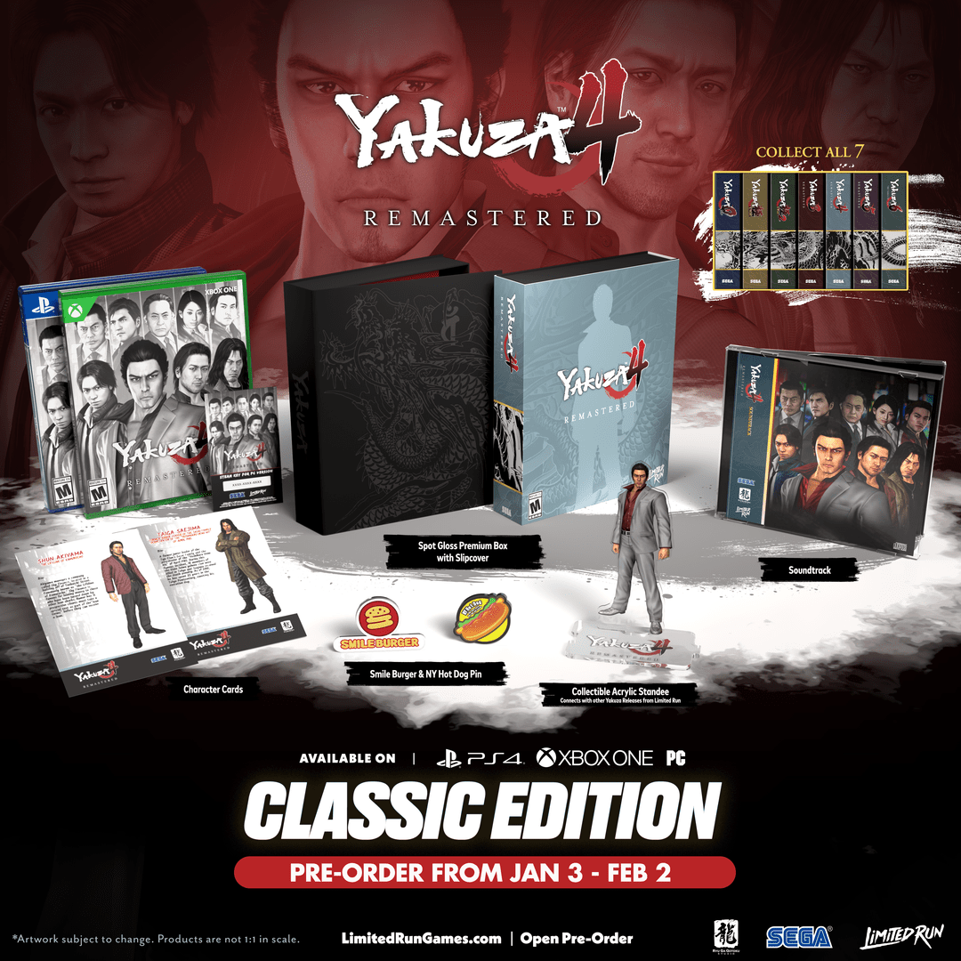 Yakuza 4 Remastered Classic Edition - Bstorekw