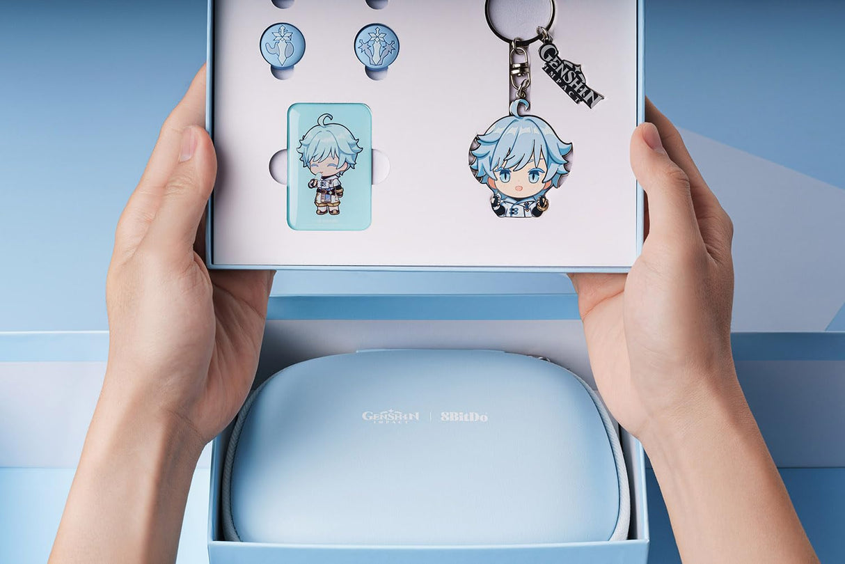 8Bitdo Ultimate 2.4G Wireless Controller for PC, Android, Steam Deck, and Apple - Chongyun Edition (Officially Licensed by Genshin Impact) - Bstorekw