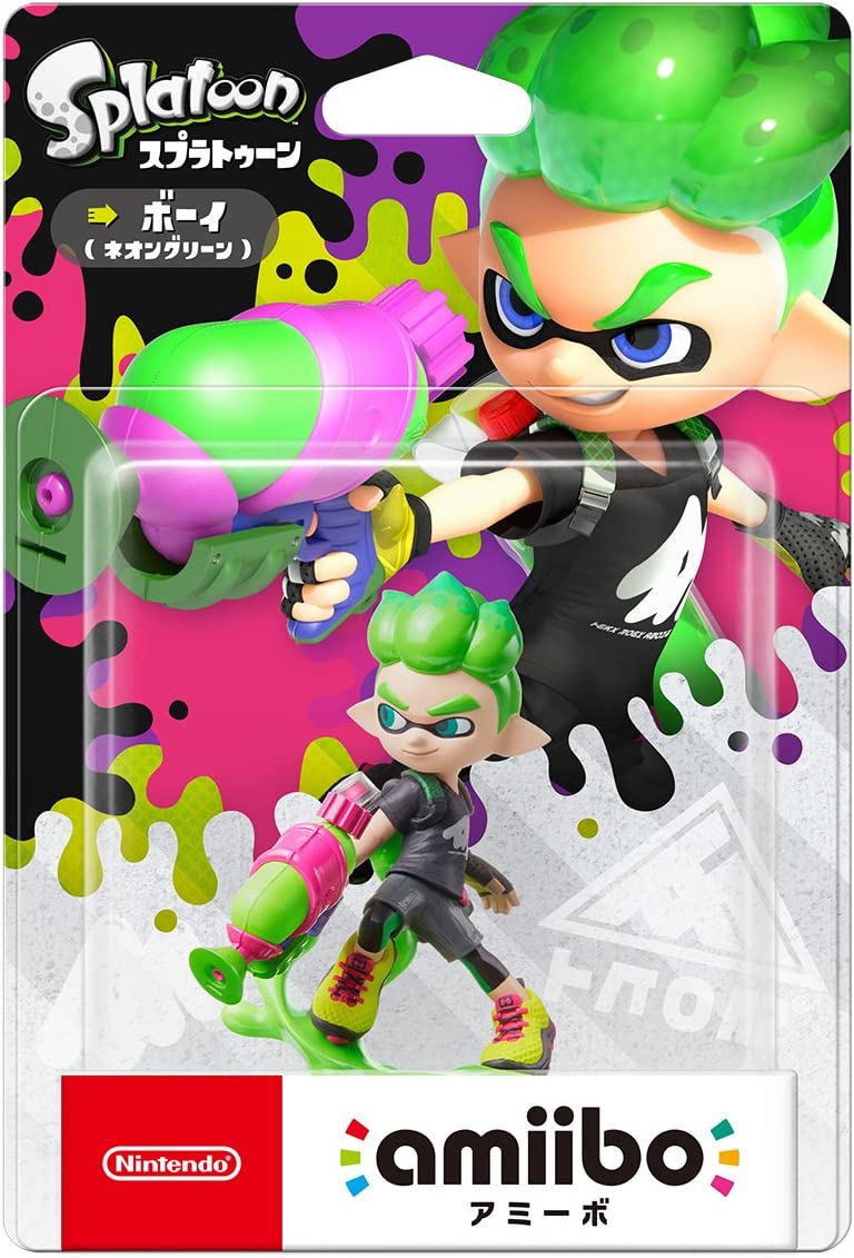 Amiibo Boy Neon Green (Splatoon Series) - Bstorekw