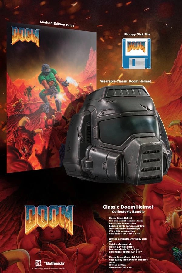 Classic DOOM Helmet Collector's Bundle - Bstorekw