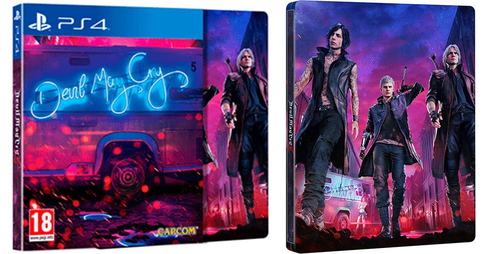 Devil may Cry 5 Deluxe (steelbook edition) Playstation 4 R2 - Bstorekw