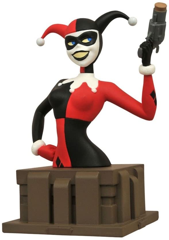 DIAMOND SELECT TOYS Batman: The Animated Series: Harley Quinn Resin Bust Statue - Bstorekw