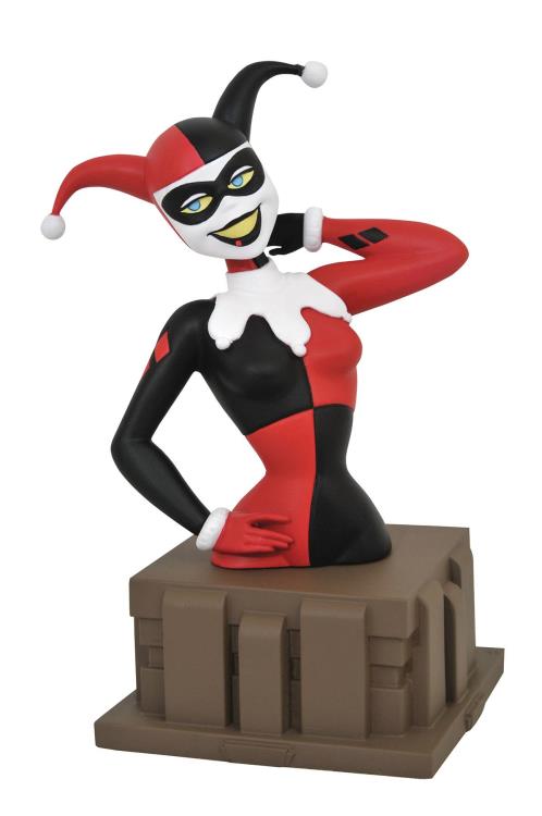 DIAMOND SELECT TOYS Batman: The Animated Series: Harley Quinn Resin Bust Statue - Bstorekw