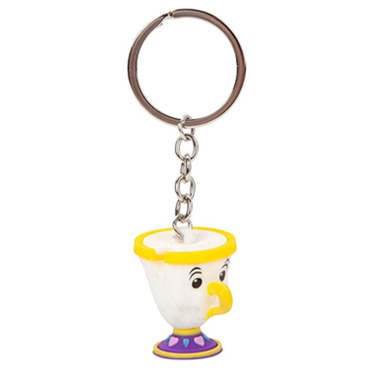 Disney Princess Beauty and the Beast Chip Keychain - Bstorekw