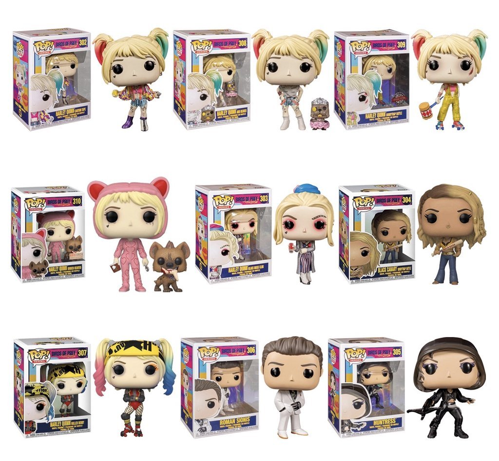 Funko Pops DC Comics Birds Of Prey (Full Set) - Bstorekw