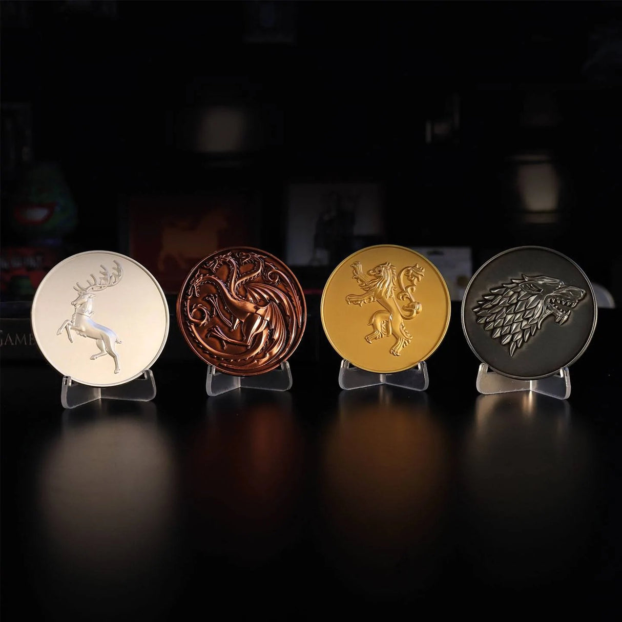 GAME OF THRONES MEDALLION SET SIGIL LIMITED EDITION - Bstorekw