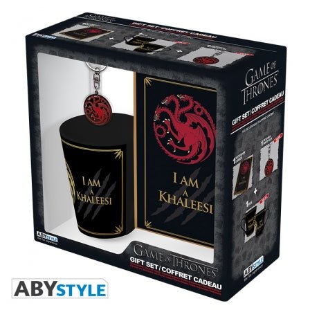 GAME OF THRONES Pack Targaryen Mug + Keyring + Notebook - Bstorekw