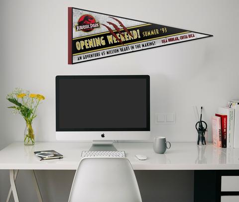 Jurassic Park Flag (76.2cmX30.48cm) - Bstorekw