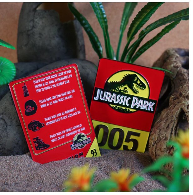 Jurassic Park Limited Edition 30th Anniversary Replica Vehicle I.D Ingot - Bstorekw