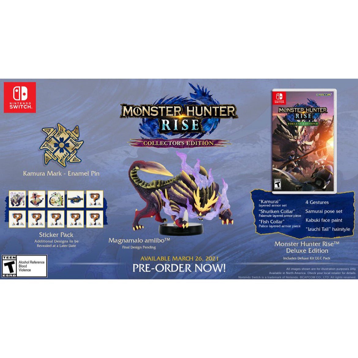 Monster hunter rise collectors Edition R1 - Bstorekw