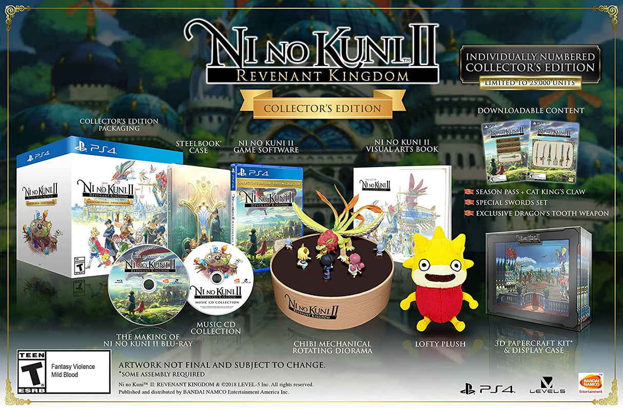 Ni No Kuni II: Revenant Kingdom - PlayStation 4 Collector's Edition R1 - Bstorekw