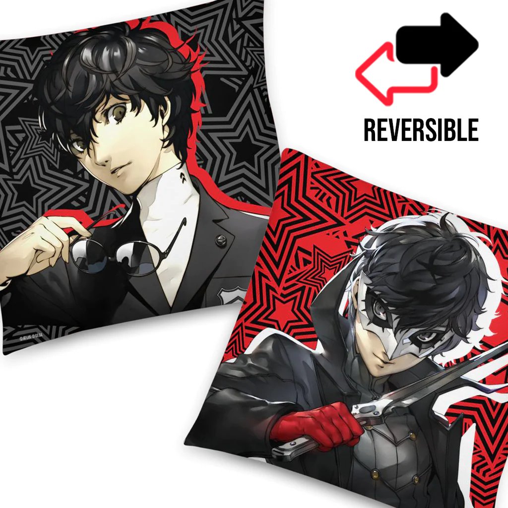 Protagonist & Joker Reversible Pillow - Bstorekw