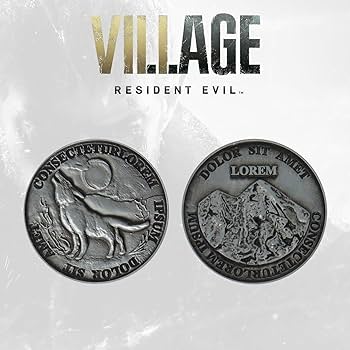 Resident Evil VIII Currency Replica Limited Edition Coin - Bstorekw