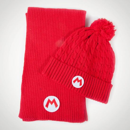 Super Mario Winter Set (A beanie and scarf) - Bstorekw