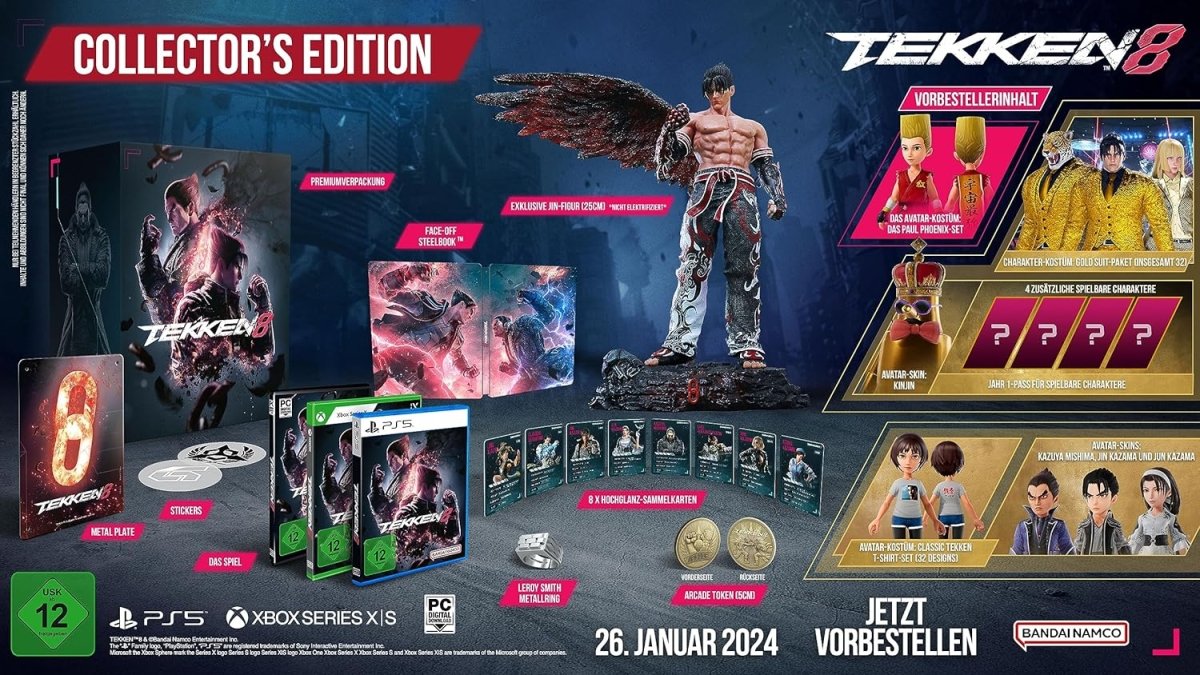 Tekken 8 Collectors edition R2 - PS5 - Bstorekw