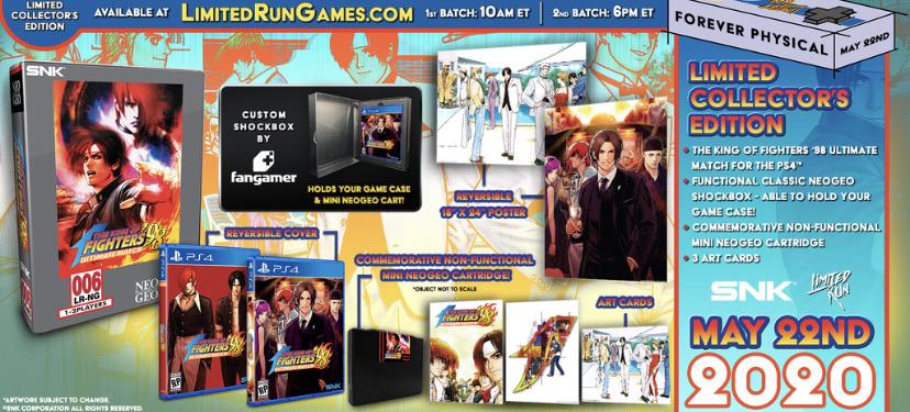 The King Of Fighters 98 Ultimate Match Collector’s Edition PS4 R1 - Bstorekw