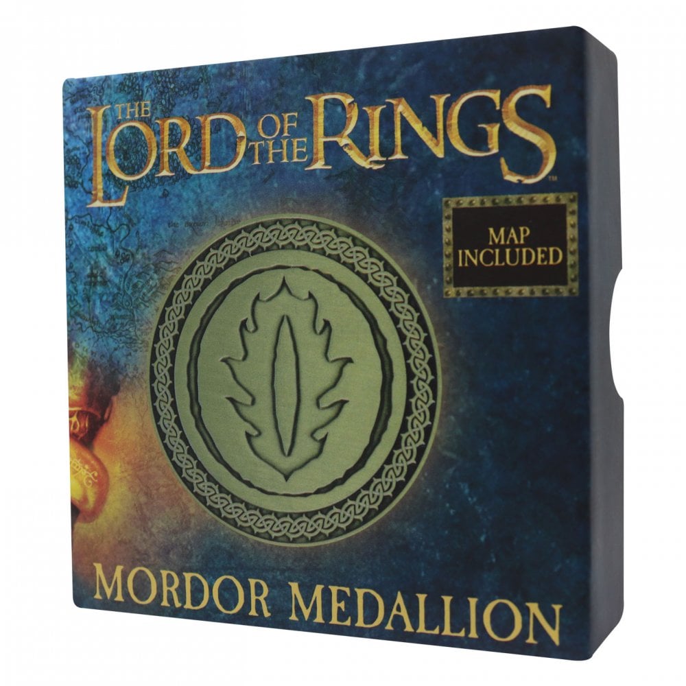 THE LORD OF THE RINGS Limited Edition Mordor Medallion + MAP - Bstorekw