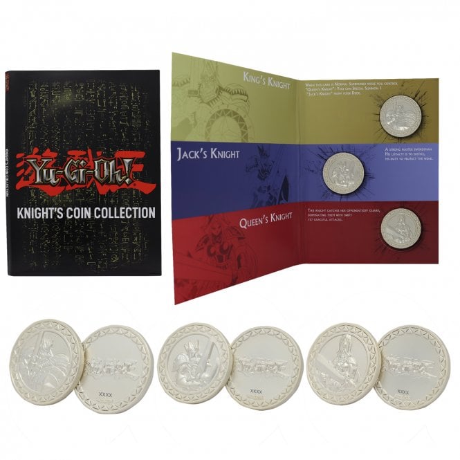 YU-GI-OH! .999 Silver Plated Limited Edition Knight's Coin Set - Bstorekw
