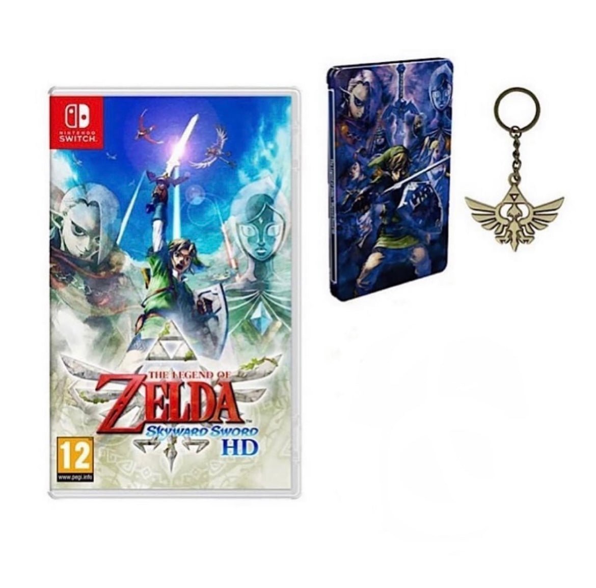 Zelda Steelbook Edition + Keyring R2 - Bstorekw