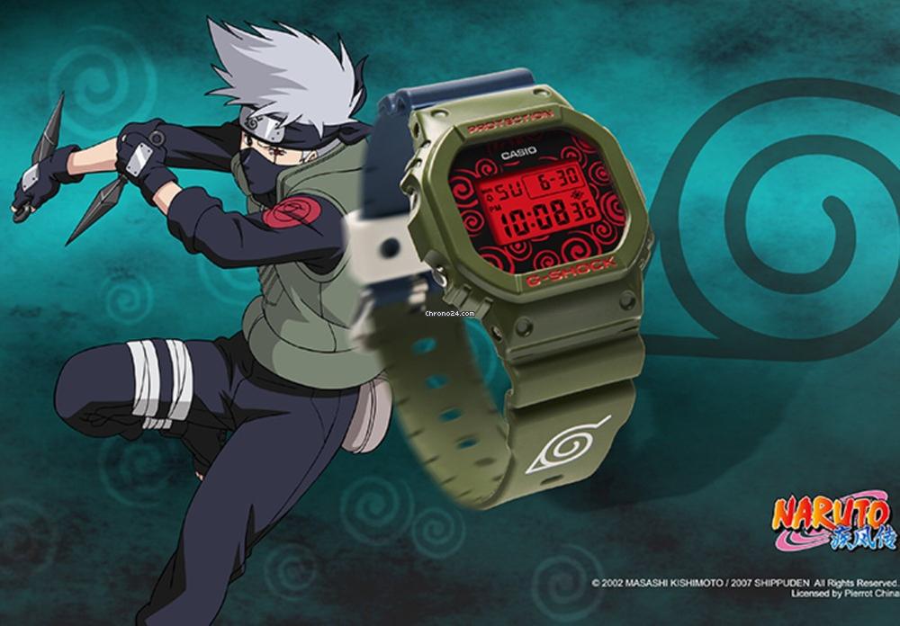 Naruto Kakashi X Casio collaboration watch
