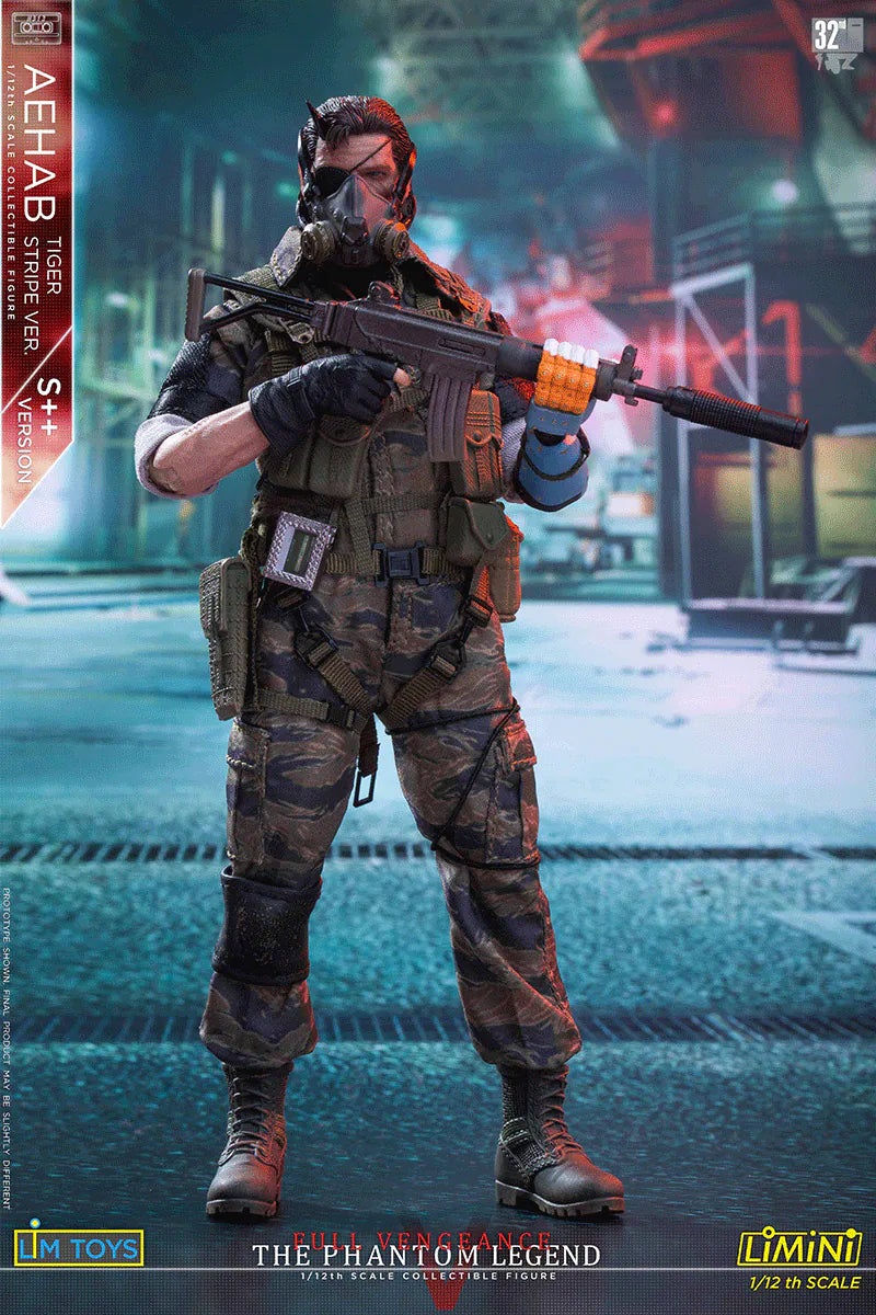 S++Ver. LIMTOYS aehab Venom Snake 1/12 Action Figure